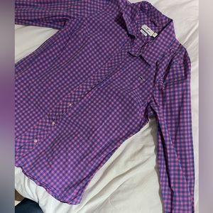 Vineyard vines gingham women’s classic shirt size 10
